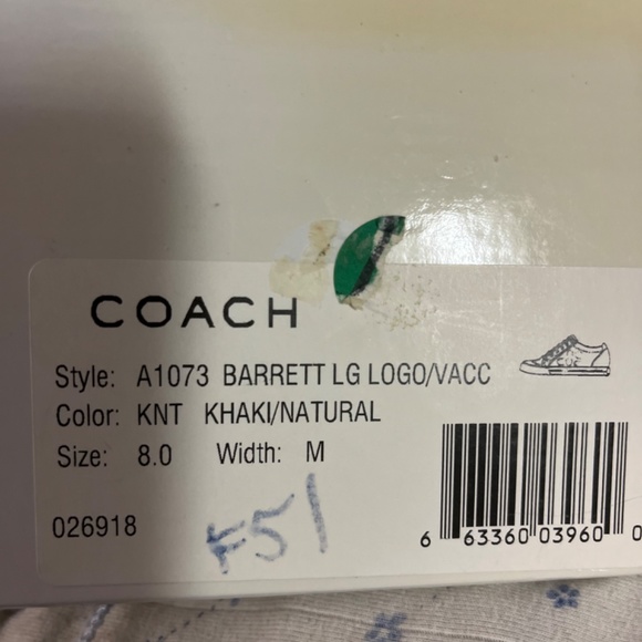 Coach sneakers, vintage size 8 in box - Picture 7 of 7